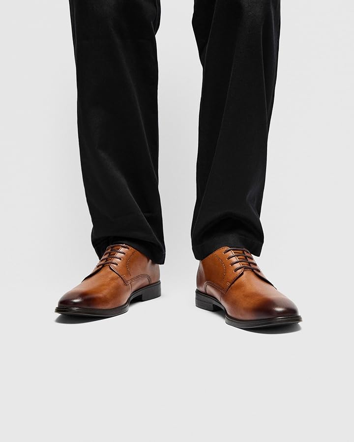 新品|エコー|プレーントゥ|Melbourne|24.5|茶|i1849 Men's ECCO® Melbourne Leather Derby Shoe | Brown